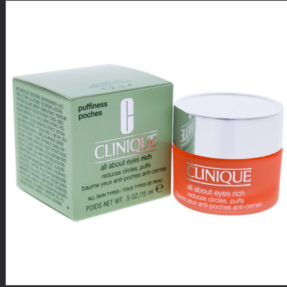 All About Eyes Rich by Clinique for Women - 0.5 oz Eye Cream
